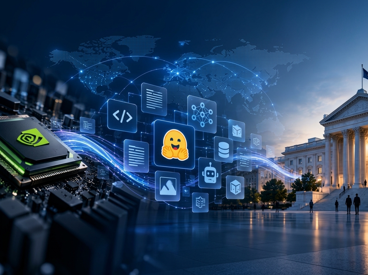Illustration accompanying the analysis of AI sovereignty
